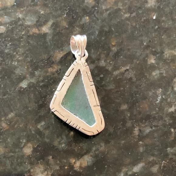 Sterling Ruby Zoisite Pendant - Picture 2 of 4